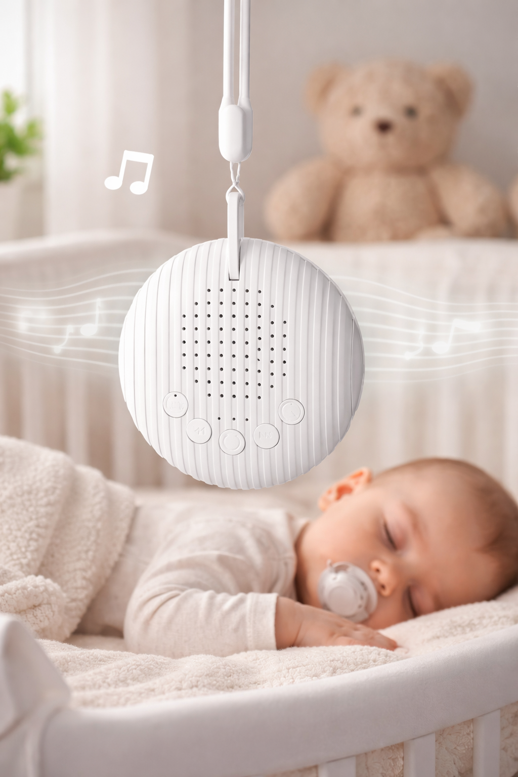 Belumi White Noise Machine – Calm Sleep Sound Machine for Babies